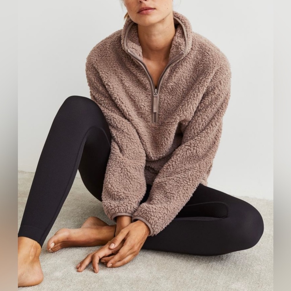 Half zip fleece top